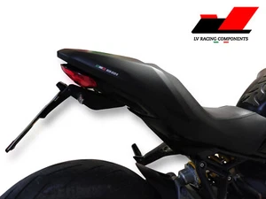 Portatarga MOTO Ducati Monster 797 / 821 / 1200 anno 2017 - 2024 + Luce targa - Imagen 1 de 5