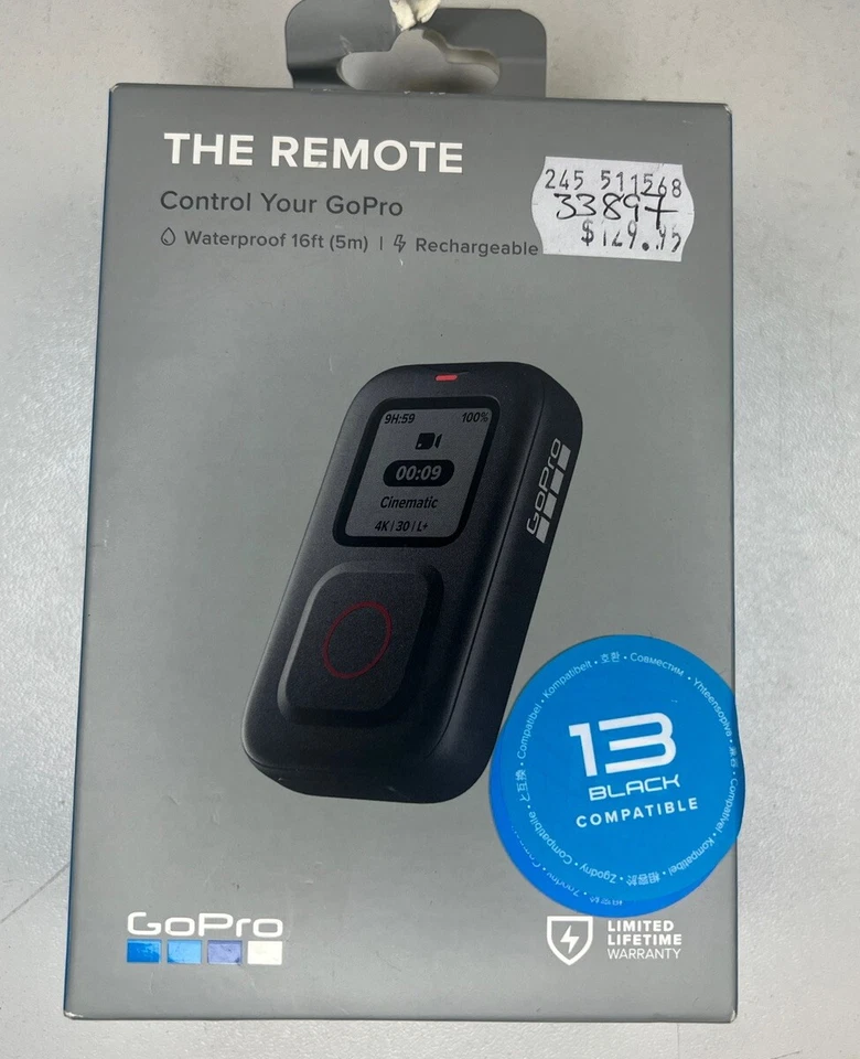 GoPro The Remote Black - (ARMTE-003-AS) - New - image 1 of 4
