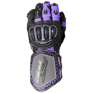Ladies Motorcycle Race Gloves Leather RST Tractech Evo 4 Kangaroo Palm Fuschia - Picture 1 of 2
