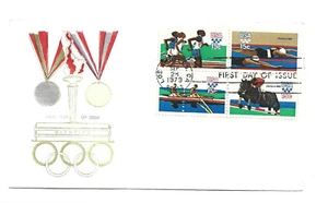 1791-94 Summer Olympic Jackson block of 4, FDC - Picture 1 of 1