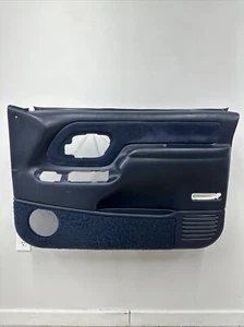 95-00 Chevy Silverado GMC Sierra Passenger Side Power Door Panel OEM Blue Rare - Picture 1 of 12