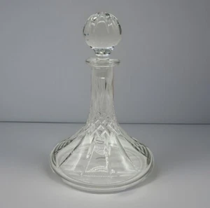 Wedgwood WWC4 bottiglia decanter vetro cristallo piombo pieno con tappo stoviglie bar - Foto 1 di 10