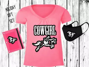 Reitsport Mädchen Cowgirl Shirt Urlaub Geschenkset  - Bild 1 von 1