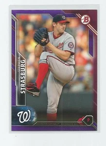 2016 Bowman STEPHEN STRASBURG viola 029/250 - Foto 1 di 1
