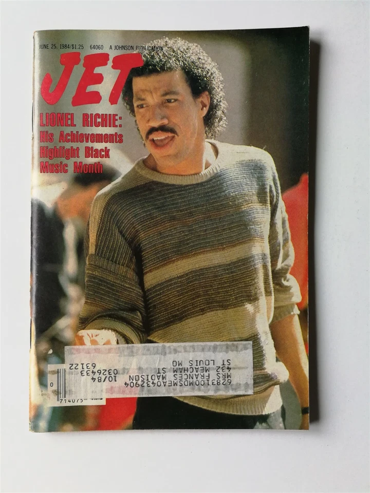 Jet Magazine June 25, 1984 - Lionel Richie Black Music Month - Image 1 of 1