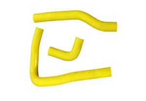 For Suzuki RM65 2003-2006; Kawasaki KX65 2000-2023 Silicone Radiator Hose YELLOW - Picture 1 of 4