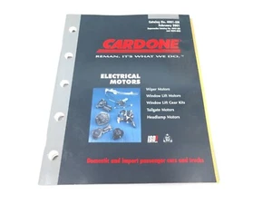 February 2001 Cardone Electrical Motors Catalog No. 4001-EM - Picture 1 of 3