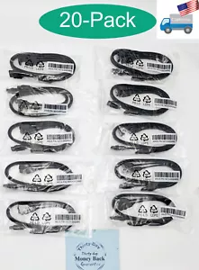 Lot 20: NEW Genuine Asus SATA III 3 SSD HDD Data Cables w/ Locking Latch, 6Gbps - Picture 1 of 12
