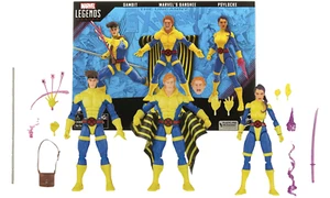 X-Men Marvel Legends 60th Anniversary Gambit, Banshee, and Psylocke 6-in 3 Pack - Picture 1 of 7