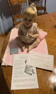 Karen Scott All Body Porcelain Baby Doll Danbury Mint Gift from Heaven & Box - Picture 1 of 7