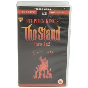 Vtg Stephen Kings The Stand Part 1 & 2 Horror Videos VHS Box Set PAL UK 1994 15+ - Picture 1 of 9