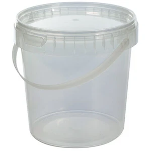 GardenersDream Durable Multipurpose Clear Round Recylable Plastic Storage Tubs - Picture 1 of 51