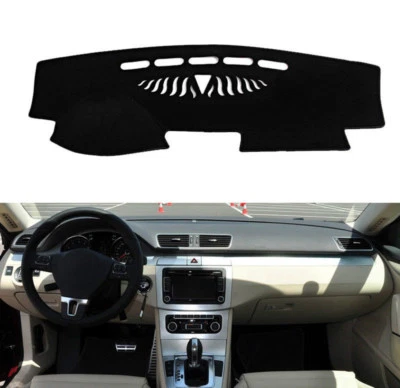 For Volkswagen CC 2009-16 Black Dashmat Dashboard Mat Dash Cover Sun Visor Pad Foto 1 de 4