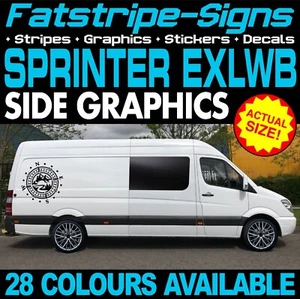 para adaptarse a MERCEDES SPRINTER EXLWB PEGATINAS GRÁFICAS BRÚJULA CÁMPER FURGONETA AUTOCARAVANA - Imagen 1 de 2