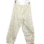Disney Store Light Yellow Iconic Mickey Head All Over Print Wide Leg Lounge Pant