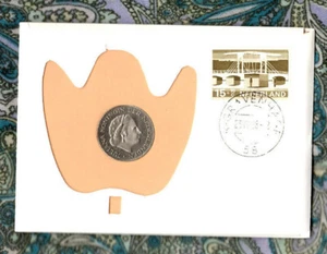 1967 99 Società Primo Giorno Emissione Olanda Busta Sigillata 1 Fiorino KM-184a - Foto 1 di 2