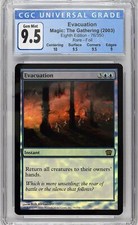 EVACUATION Eighth 8th Edition Foil CGC 9.5 Graded MTG [Card Kingdom]