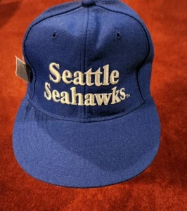 Vintage Seattle Seahawks 1980s Size 6-7/8 NOS - Picture 1 of 8