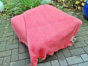 Mohairdecke/ Wohndecke/ Plaid***142x185***coral***NEU! - Bild 1 von 4