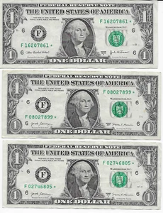 2003 A 2017 2017 A $1 Federal Reserve STAR Notes (3) Atlanta District - Picture 1 of 2