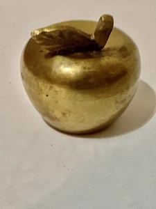 Vintage Brass Apple - Picture 1 of 9