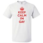 Keep Calm I'm Gay T-Shirt lustiges T-Shirt