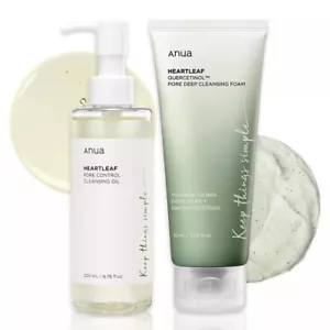 ANUA Double Cleansing Duo Set Cleasnig Oil 200ml + Cleansing Foam 150ml Au - Picture 1 of 7