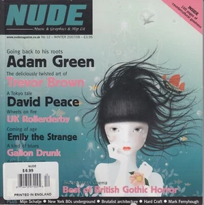 Nude Music Graphics & Hip Lit Magazine 12 Adam Green Roller Derby Gothic Horror - Imagen 1 de 3