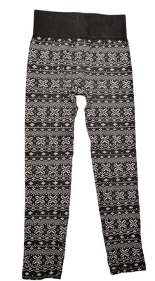 Leggings Suéter Copo de Nieve Gris Oscuro y Blanco Foto 1 de 4