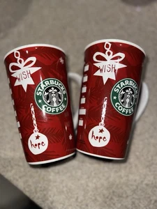 2009 Starbucks Holiday Bone China Weihnachten Kaffeebecher Tasse groß 16 oz - Bild 1 von 4