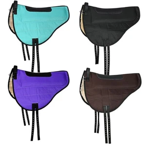 Almohadilla de sillín HS Hilason English Pleasure Trail Riding Bareback sin árboles - Imagen 1 de 29