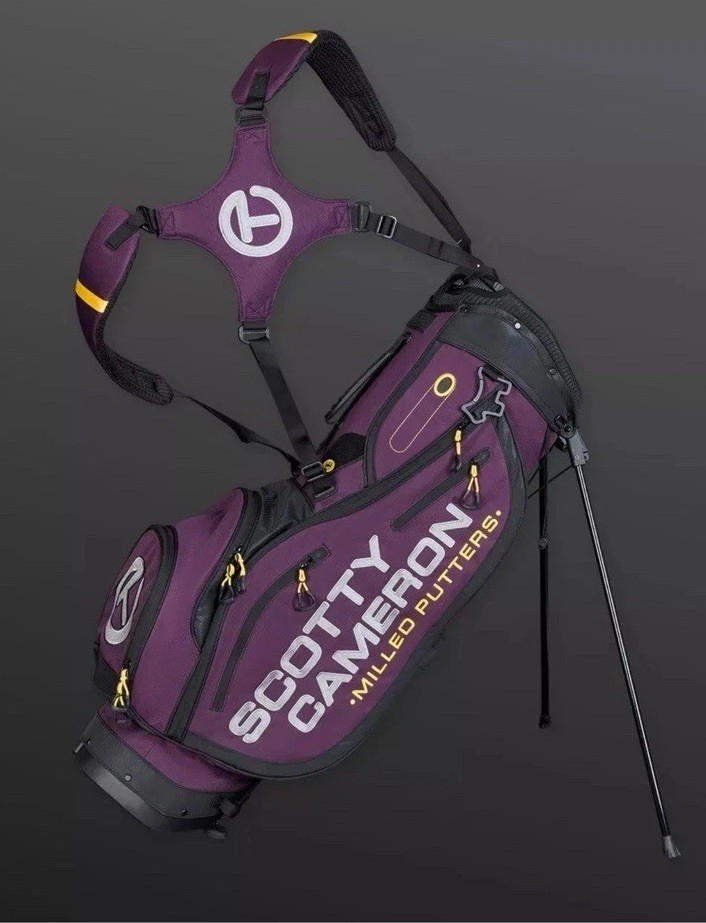 値下げ　Scotty Cameron エアロ　マーカー 紫 収納袋付き 値下げ Scotty Cameron エアロ マーカー 紫 収納袋付き