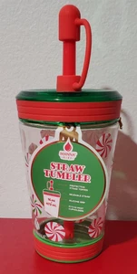 Vaso de paja "NUEVO" maná *niños* remolinos de menta---16 oz/473 ml ---nuevo con etiqueta - Imagen 1 de 2
