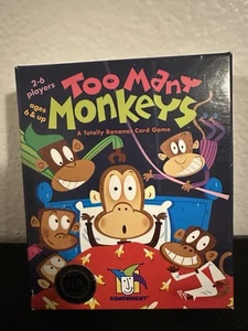 Too Many Monkeys Card Game 100% Complete 2009 Gamewright Family Card Game - Picture 1 of 5