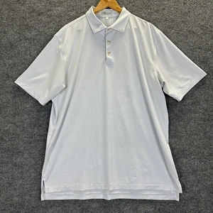 Peter Millar Shirt Mens XL Blue Striped Polo Summer Comfort Performance Golf - Picture 1 of 12