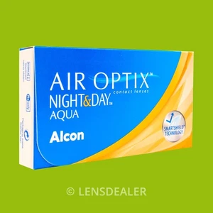 AIR OPTIX NIGHT AND DAY AQUA 1x3 KONTAKTLINSEN MONATSLINSEN ALCON - Bild 1 von 5