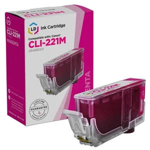 LD 2948B001 CLI221M CLI221 Magenta Ink Cartridge for Canon Printer - Picture 1 of 9