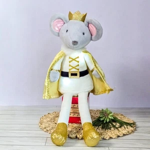 🐭 FAO Schwarz 20 Zoll Leuchtender musikalischer Mauskönig Plüsch | Nussknacker Glow Brights - Bild 1 von 6