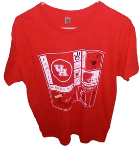 T-shirt NCAA Houston Cougars Family Weekend uomo grande scarlatta di Gildan - Foto 1 di 2