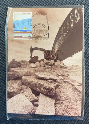 Juego de túneles Sydney Harbour 1992 (2) maxi tarjetas máximas ideales para poscruce Foto 1 de 2