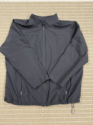 Swiss Tech Men’s 3XL Black Jacket Wind Water Resistant Softshell Fleece Lined - Image 1 of 4