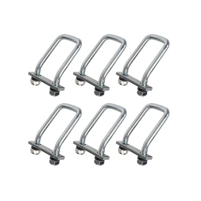 6 Stück Zurrbügel 800kg Anhänger Zurrösen Zurrhaken Zurrmulde Ladungssicherung - Bild 1 von 4