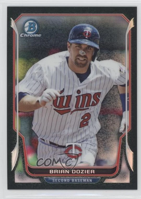 2014 Bowman Chrome Black Static Refractor /35 Brian Dozier #203 - Image 1 of 2