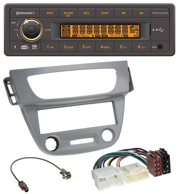 Continental Bluetooth MP3 USB DAB Autoradio für Renault Megane 3 (12-14) - grau - Bild 1 von 4