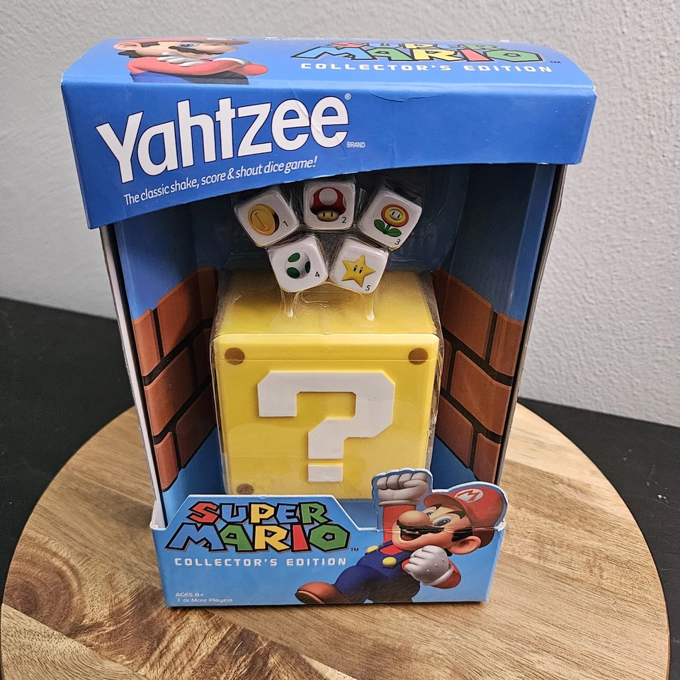 Yahtzee Nintendo Super Mario Collector's Edition Game Hasbro USAOPOLY New Sealed - Image 1 of 2