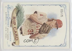 Tarjetas rasgadas Topps Allen & Ginter 2014/75 Jered Weaver #RIP-02 - Imagen 1 de 3