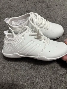 Girls Cheer Shoes Victory Cheerleading Lightweight 1.5 Little Kid White Sidezone - Picture 1 of 9