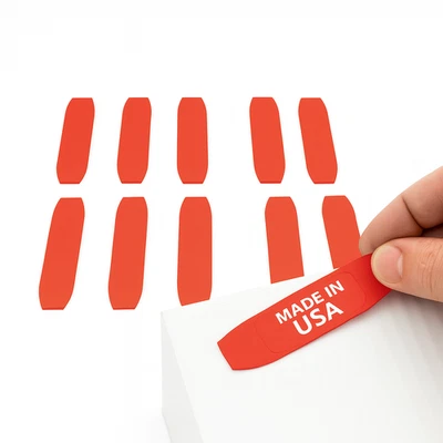 3D Printed Hot Wheels Track Connectors – Set of 10, Red PLA Compatible 1:64 - Image 1 of 4