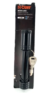 CURT 23518 Blocco Gancio di Traino Nero, Diametro Pin 5/8 Pollici, Adatto per Ricevitore 2 Pollici - Foto 1 di 4