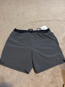 Pantalones Cortos Prana Para Hombre Grandes Hibridadores Híbridos Chinos Cordón Negro Carbón Nuevos con Etiquetas - Imagen 1 de 4